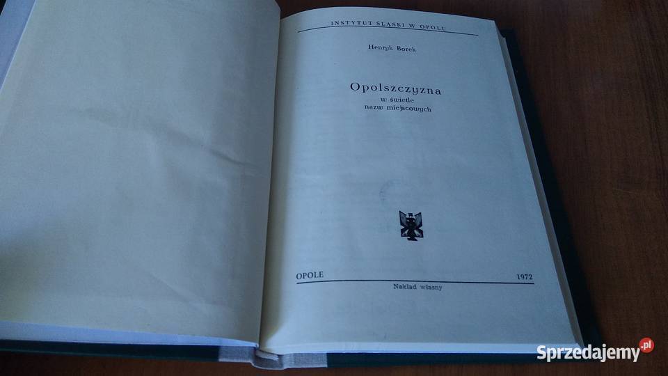 Opolszczyzna w świetle nazw miejscowych Henryk