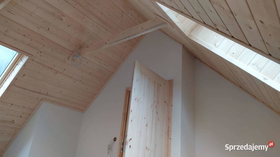 domek 35m nowoczesny dom stodoła z drewna mazowieckie Otwock