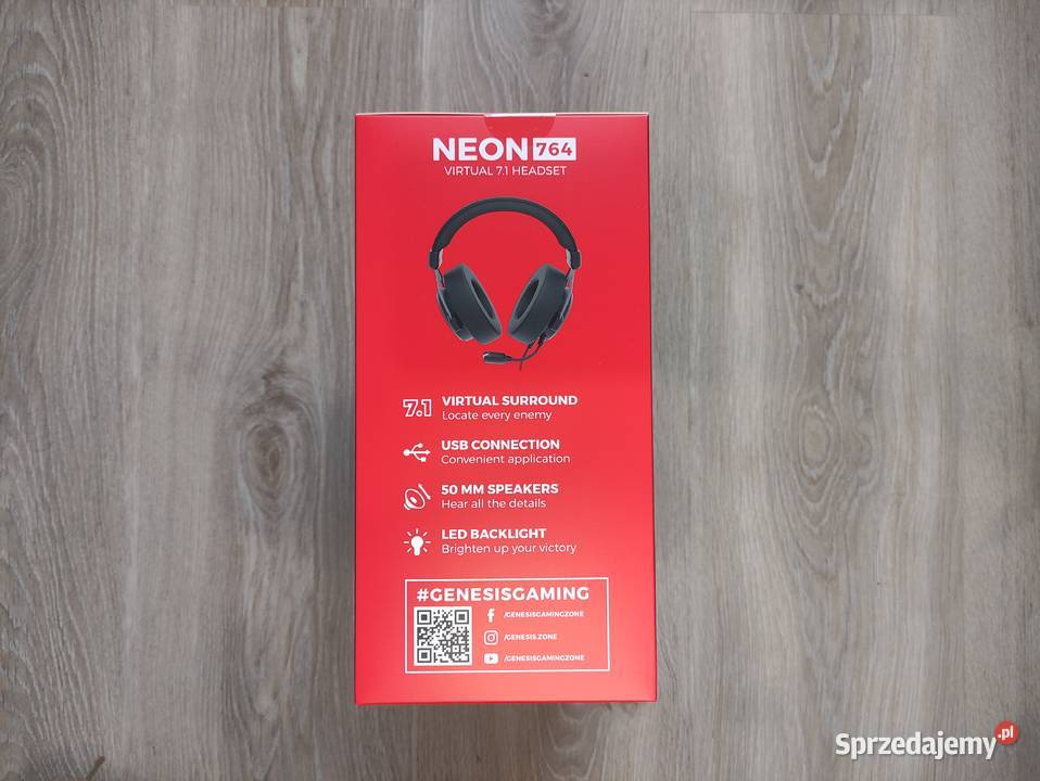 NOWE Słuchawki Gamingowe GENESIS NEON 764 71