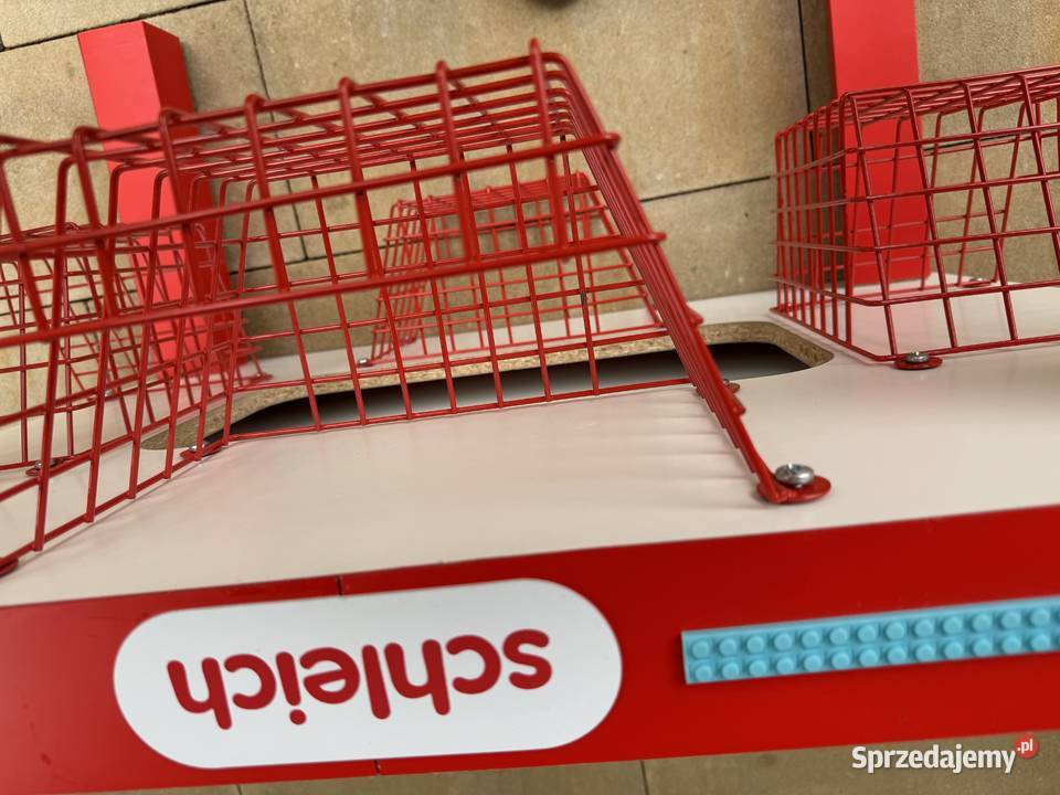 Stolik dziecka do zabawy klocki figurki kolorowy Garwolin