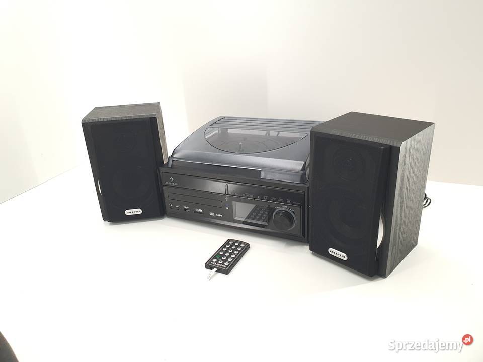 Wieża stereo Auna DS2 gramofon głośniki śląskie Częstochowa