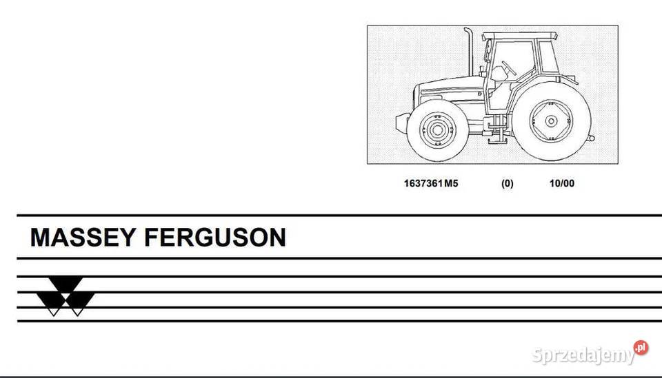 Katalog części MF 6235 6245 6255 6260 6265 łódzkie Zduńska Wola sprzedam