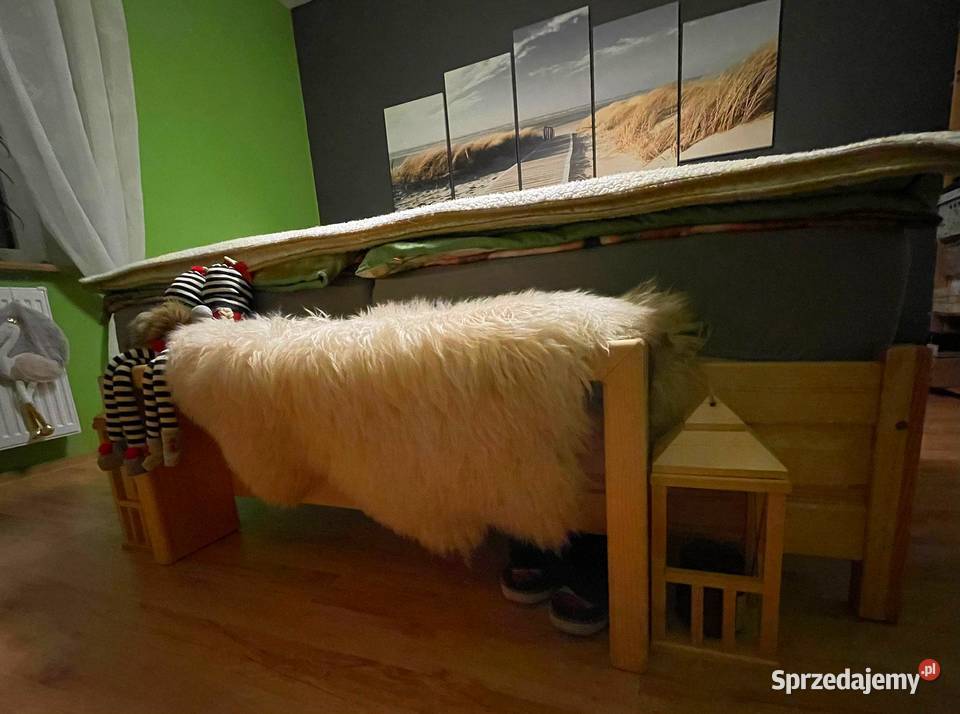 Ławka drewniana kwietnik półka siedzisko ozdoba Radków sprzedam