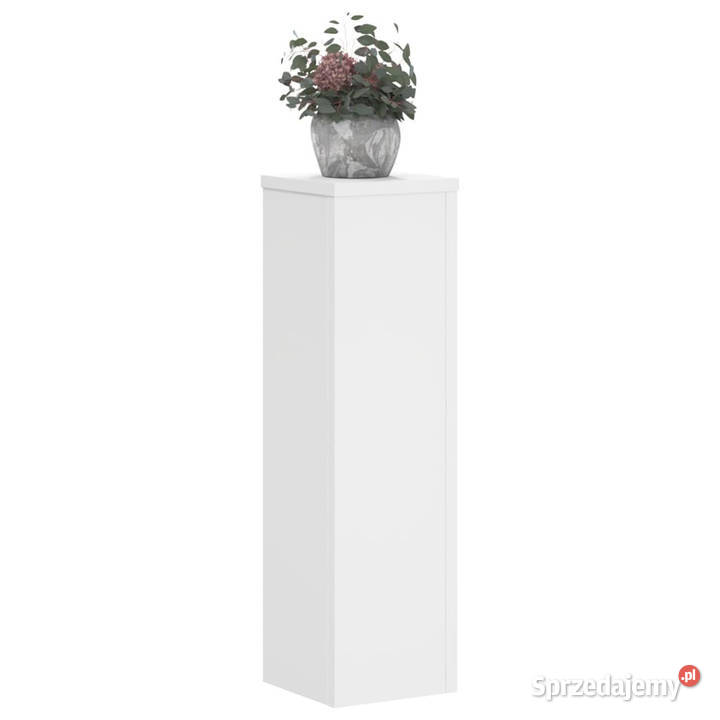 Podstawki pod doniczki 2 białe 17x17x60 WM852933 Warszawa sprzedam