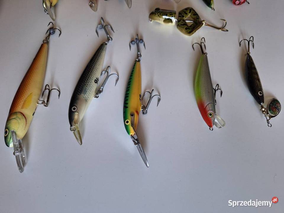 Przynęty wędkarskie spinningowe 12 Woblery 10 g Sosnowiec