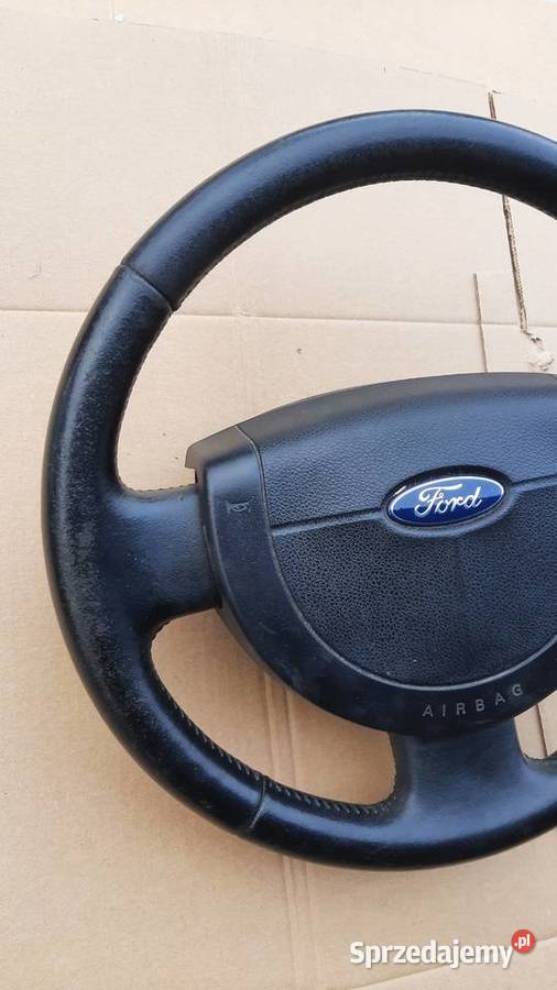 kierownica skórzana Ford Fiesta mk6 0208r Fusion Dębno
