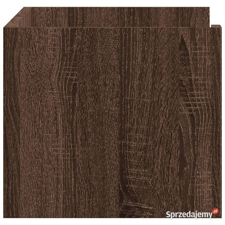 Półka ścienna brązowy dąb 705x35x305 WM848457 Warszawa