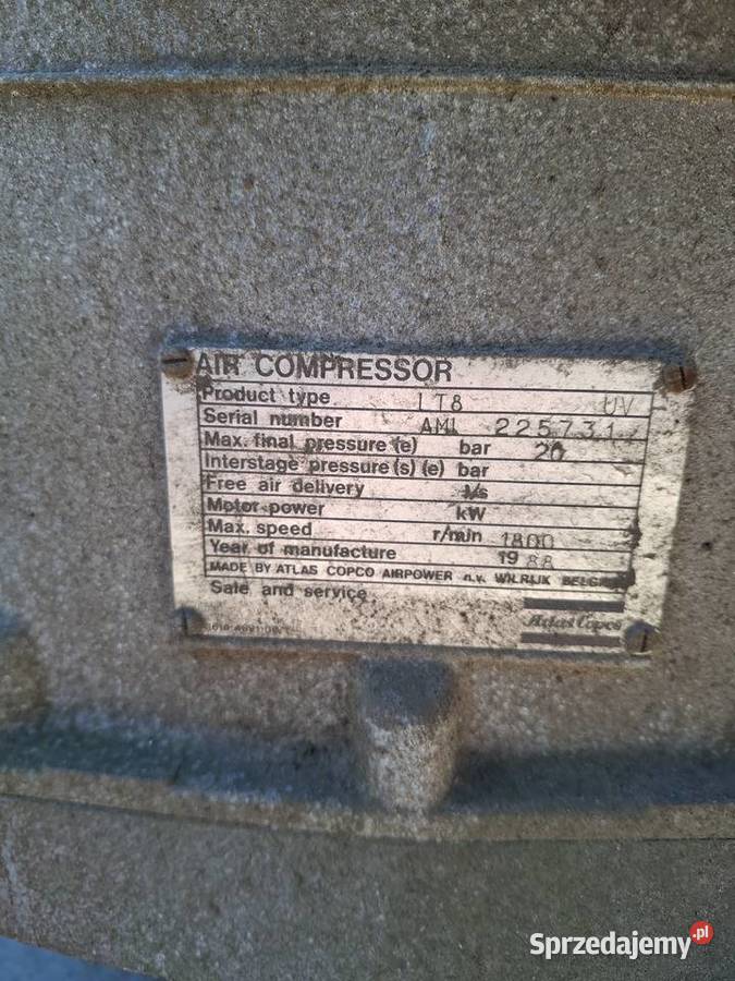 Kompresor Atlas Copco Puzdrowo
