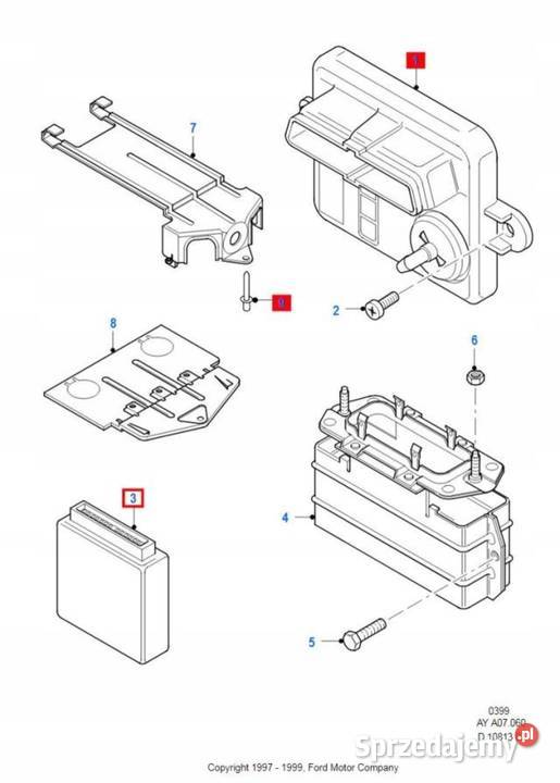 STEROWNIK SILNIKA FORD FIESTA 9502 KA 9608
