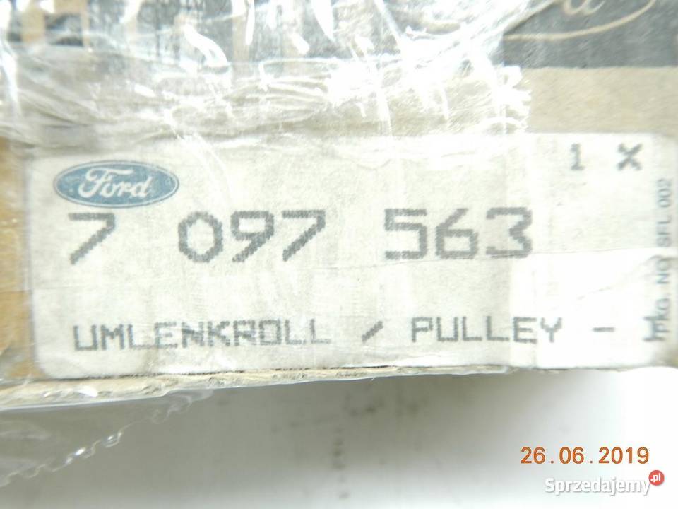 KOŁO PASOWE ALTERNATORA FORD ESCORT MK5 MK6 MK7 lubelskie
