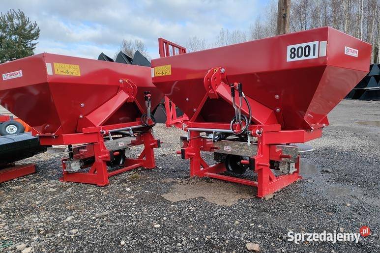 Rozsiewacz nawozu hydraulika STRUMYK TYTAN 19 Żnin