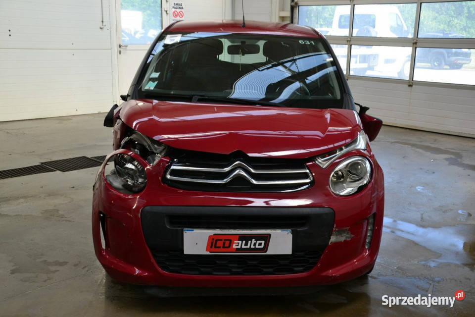 Citroen C1 12 benzyna 75 klimatyzacja bordowy Kęty