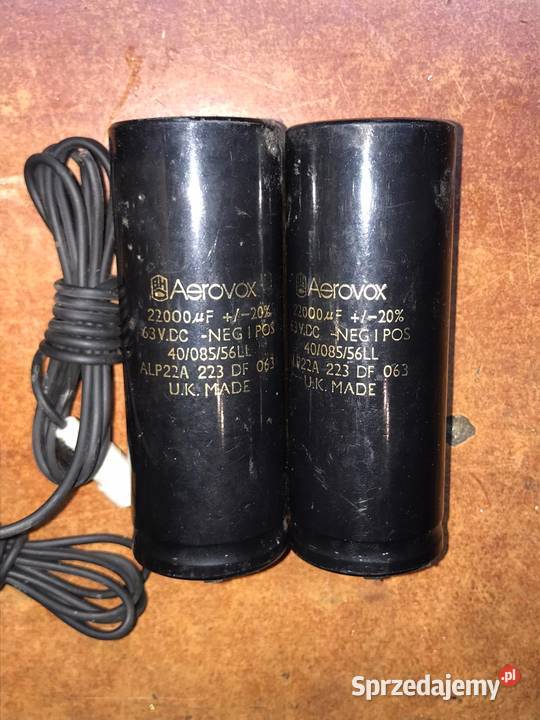 Wzmacniacz 120W DIY końcówka mocy kondensatory śląskie Gliwice