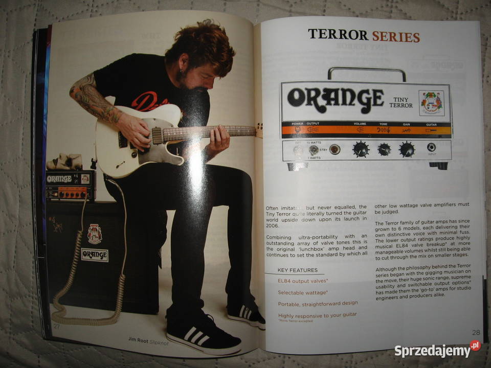 Orange Amps Guitar Amplifiers 2015 catalog Kępice sprzedam