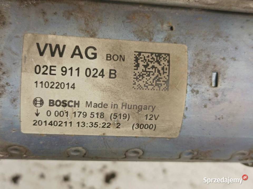 ROZRUSZNIK 02E911024B 20 TSI TFSI VW Volkswagen