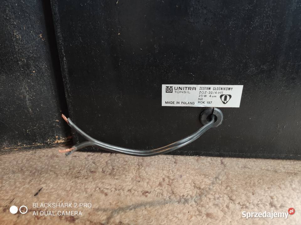 uszkodzone głośniki Unitra ZGZ204H5 Grabowo
