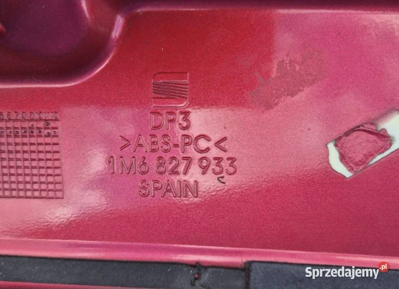 SPOILER LOTKA KLAPY BAGAŻNIKA SEAT LEON I 1 Spoilery Działoszyce sprzedam