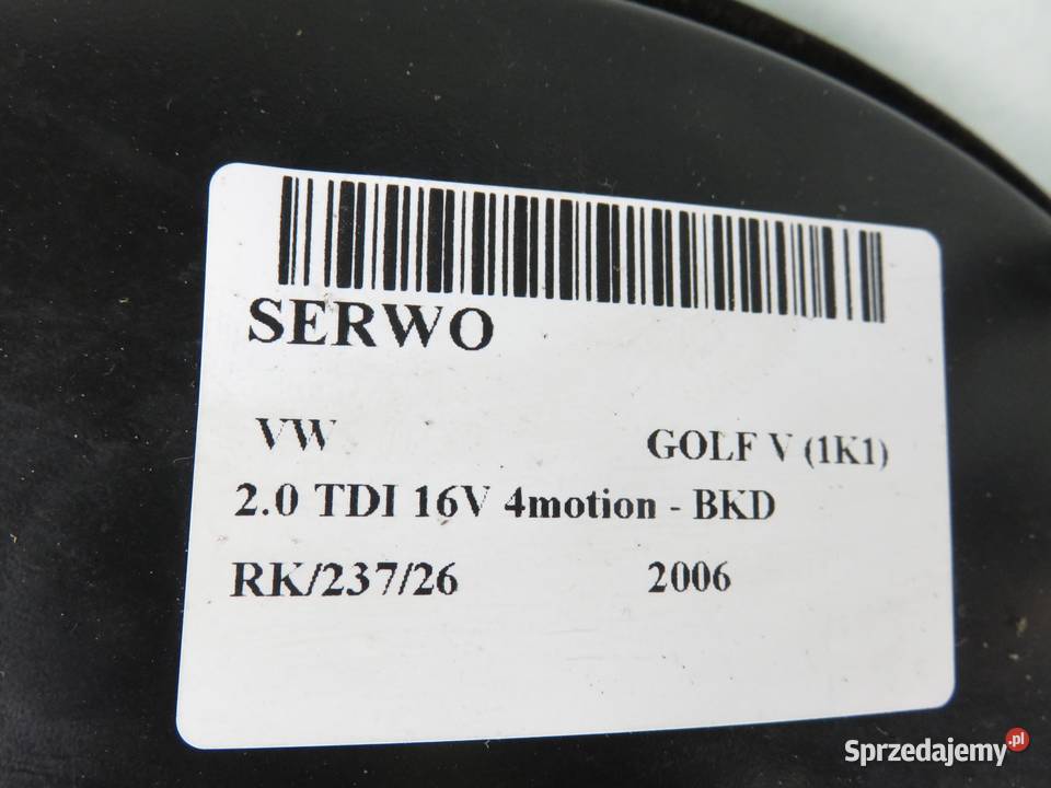 SERWO VW GOLF V 1K1 20 TDI 16V 4motion BKD