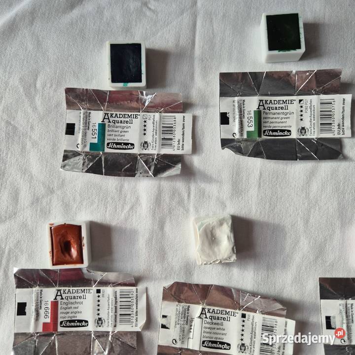 Schmincke akwarele 8 sztuk z serii Akademie Brzesko