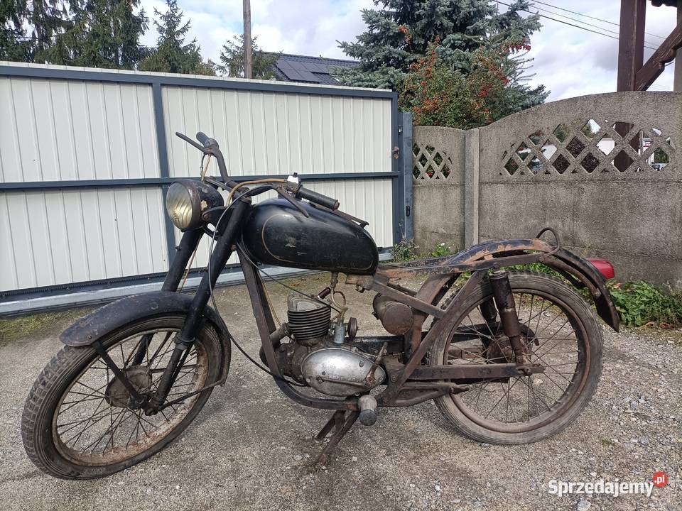 WFM 125 CZARNA 1956r oryginalny stan Padniewko