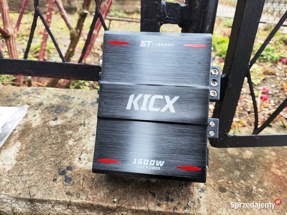 Wzmacniacz samochodowy 1 kanałowy monoblok KICX śląskie Niegowonice sprzedam