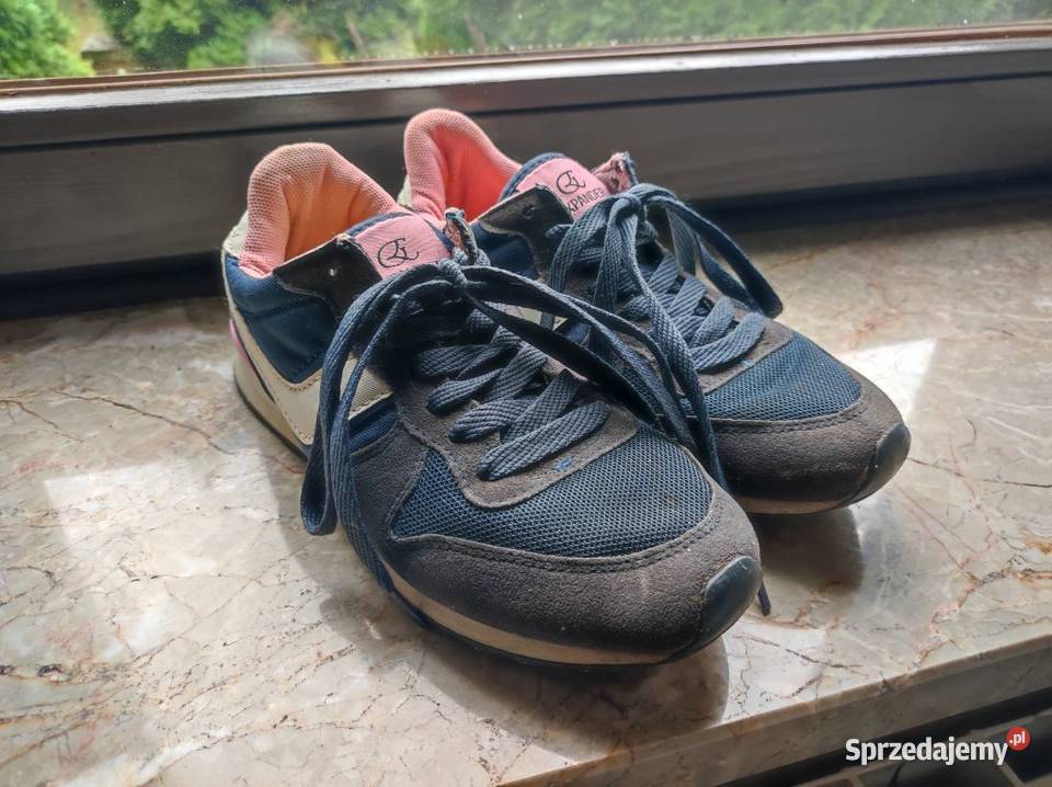 Damskie Buty Sportowe Expander Róż Granat