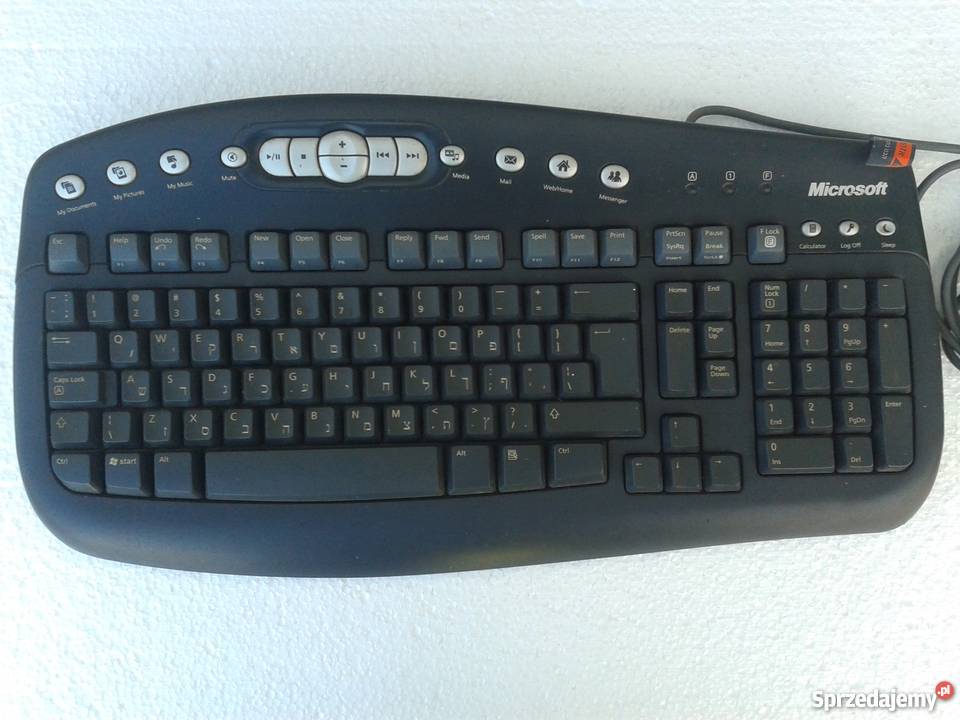 MICROSOFT KLAWIATURA ANGIELSKO HEBRAJSKA Skierbieszów