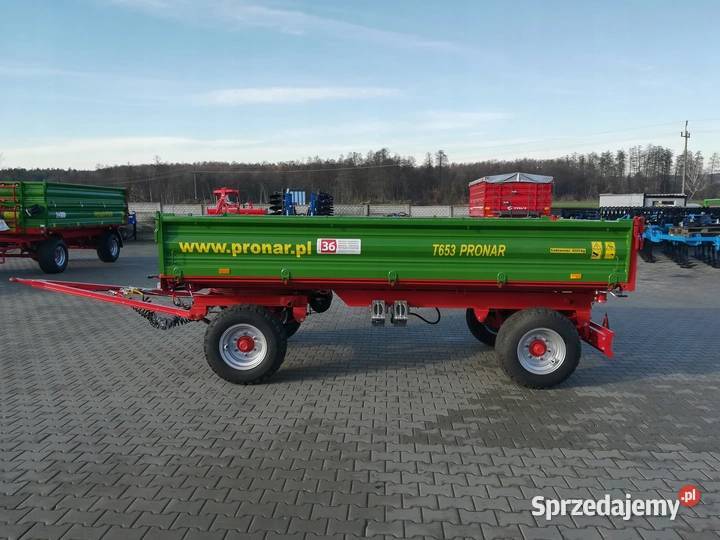 Przyczepa rolnicza dwuosiowa Pronar T653 sprzedam