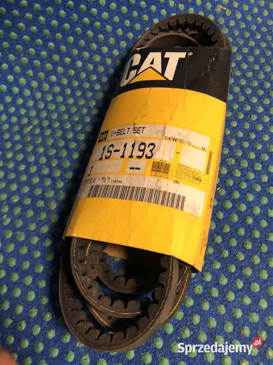 Pasek klinowy zębaty komplet 2 sztuk CAT 1S1193 Piła
