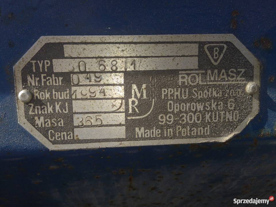 Siewnik RolMasz 2m nieuszkodzony Mikołów
