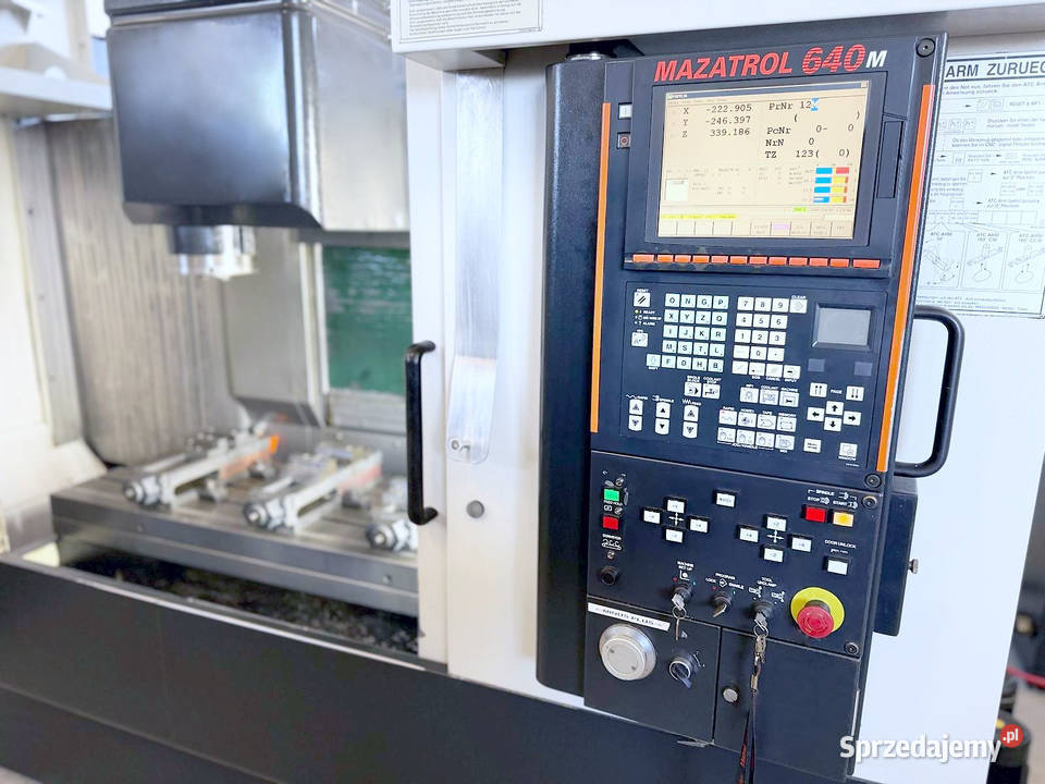 Frezarka CNC MAZAK VTC 200 BII 2006 FILM z lubuskie Zabór