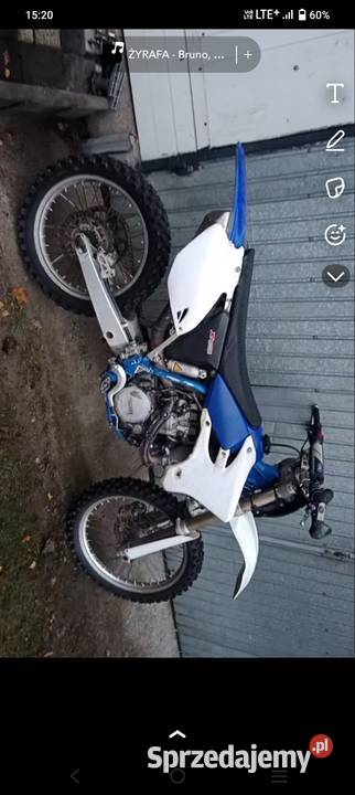 Yamaha yz450f Yamaha Nowa Jastrząbka