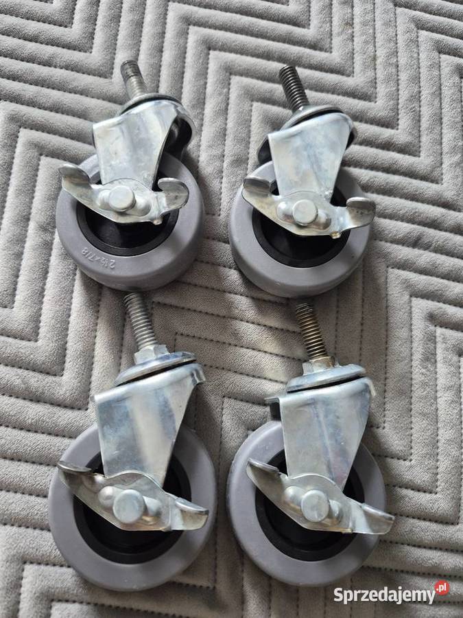 Kółka meblowe skrętne z hamulcem Kłodzko