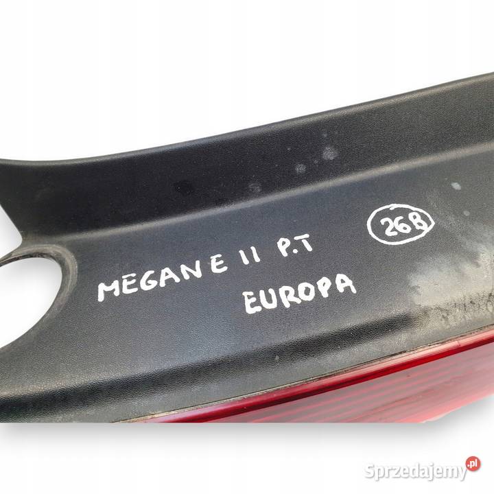 LAMPA PRAWA Renault Megane II 20022005 tylna