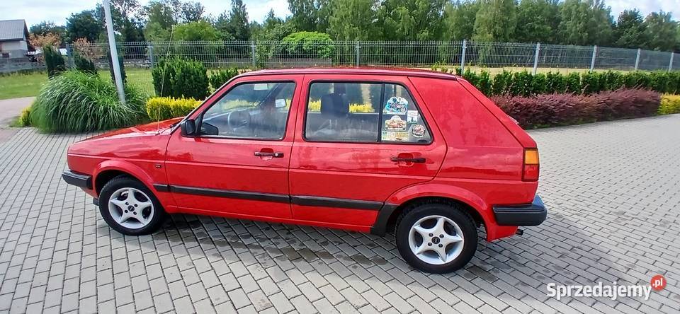Volkswagen Golf 1991 zabytkowy żółte tablice Łochów