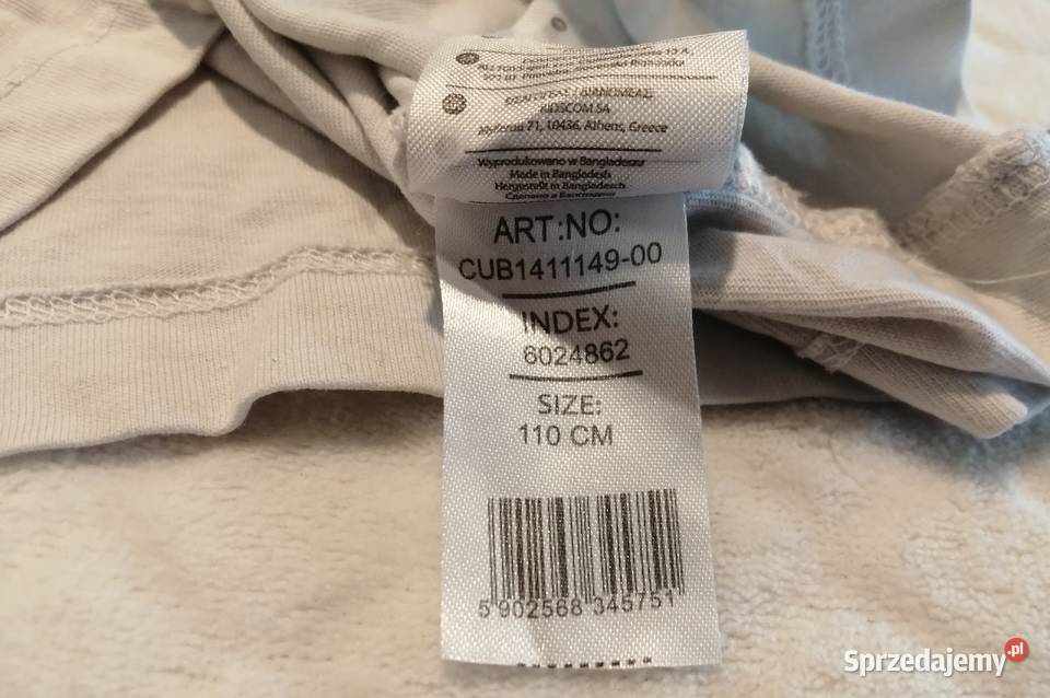 Koszulka krótki rękaw Tshirt cyfra 9 110 Smyk Cool Club Czeladź