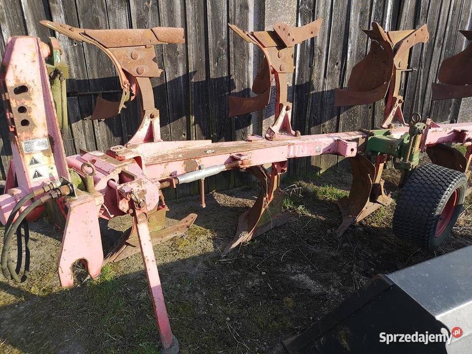 Pług Obrotowy 4 Skibowy Unia Grudziądz Oryginał Swarzędz