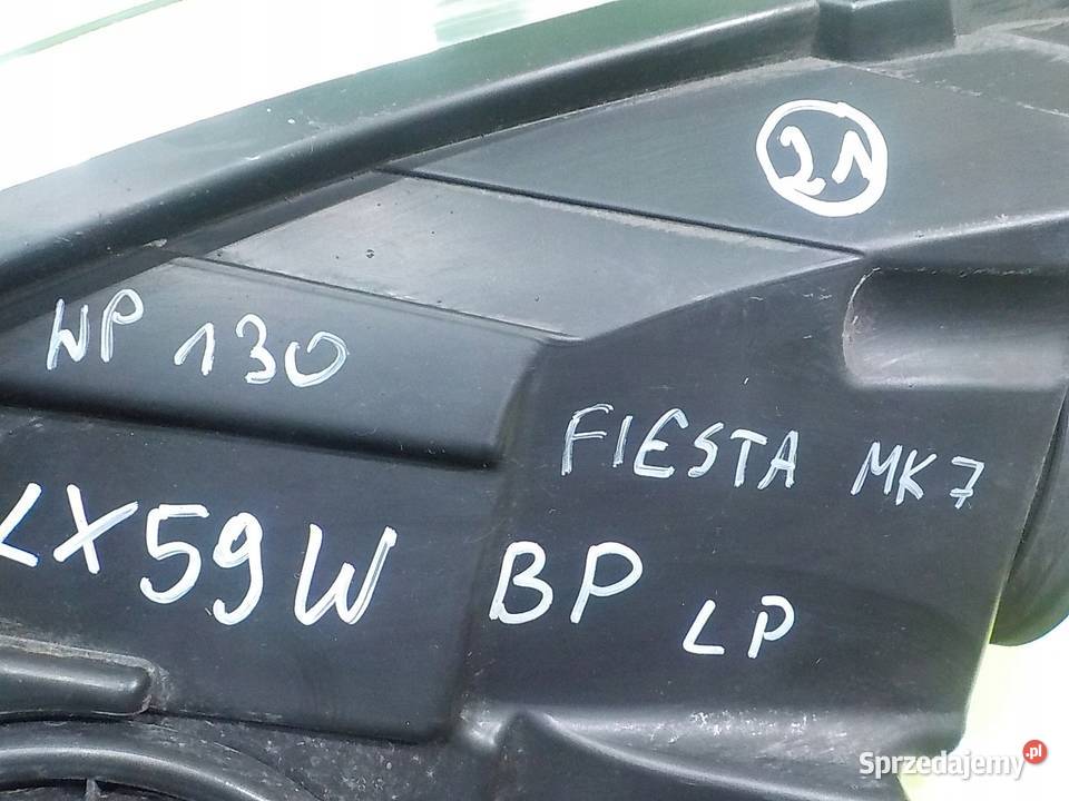 FORD FIESTA MK7 125 B 09r lampa lewa przod osobowe mazowieckie Suków