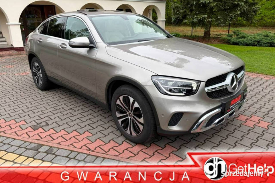 Mercedes GLC 200 Coupe Beżowe skóry Kamera pełny VAT