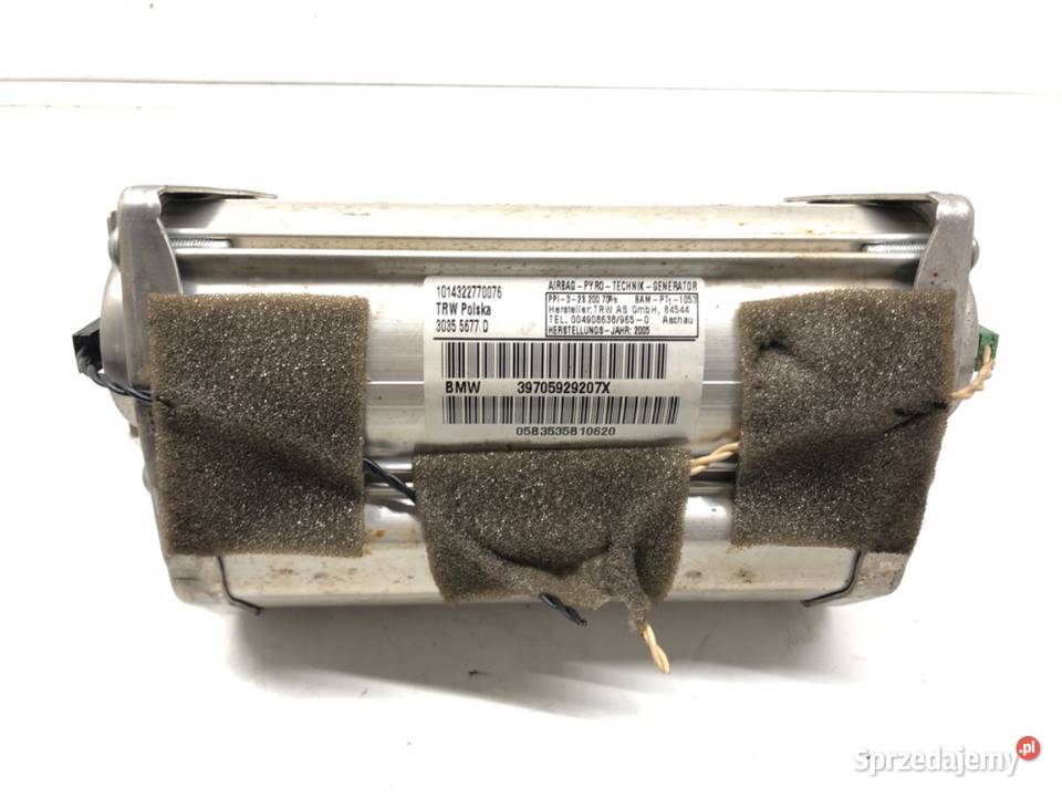 PODUSZKA POWIETRZNA PASAŻERA BMW E91 30355677D Wyposażenie wnętrza