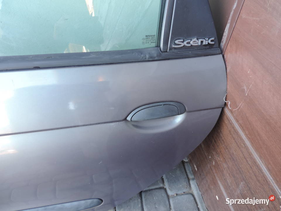 DRZWI LEWY TYŁ RENAULT SCENIC 1