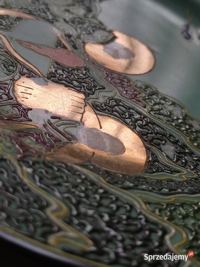 Antyczny talerz porcelanowy Japonia Janów Lubelski