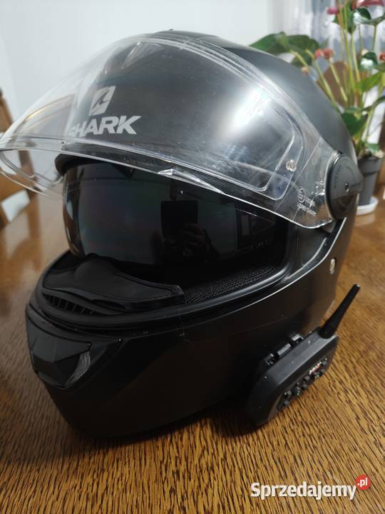 Kask Shark Skwal 2 Rozmiar S Czarny mat LED Kaski Ryki
