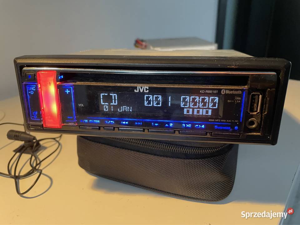 Radio JVC KDR881BT USB AUX Bluetooth Radioodtwarzacze