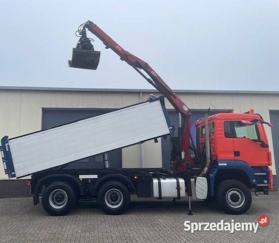 TGS WYWROTKA 6x6 z dzwigiem Warszawa