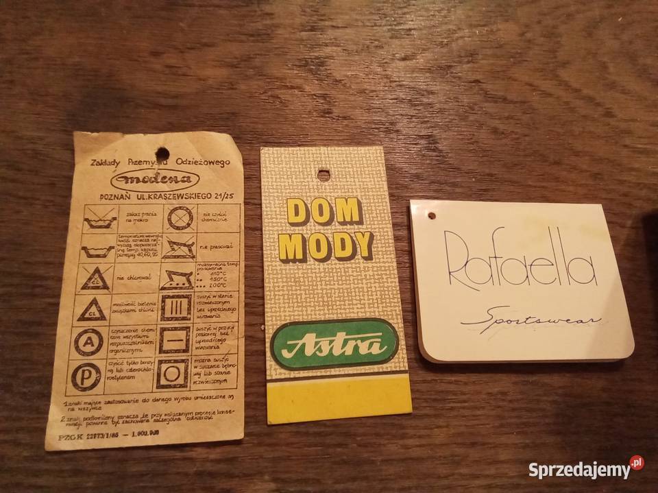 3 metki dom mody astra i modena Raffaell PRL i Warszawa