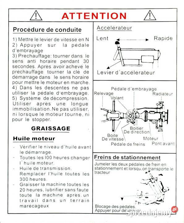 Naklejki ostrzegawcze 148x125 mm Pozostałe Tajęcina