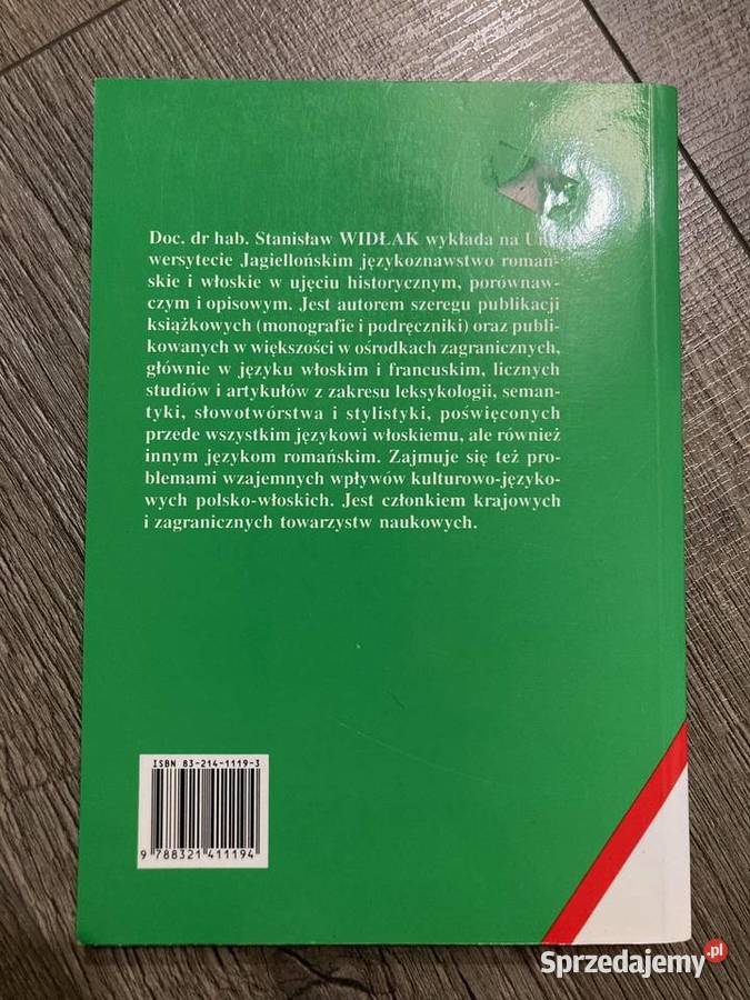 Książka Mała gramatyka języka włoskiego Widłak Nisko