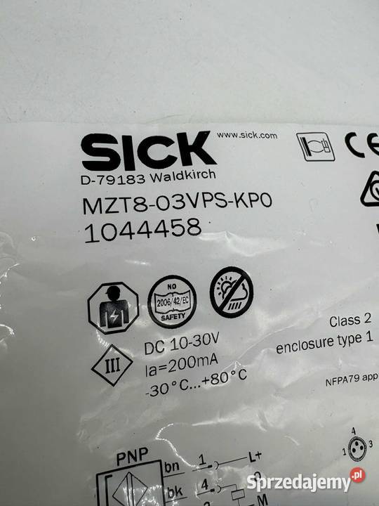 Sick MZT803VPSKP0 1044458 Czujnik zbliżeniowy Warszawa