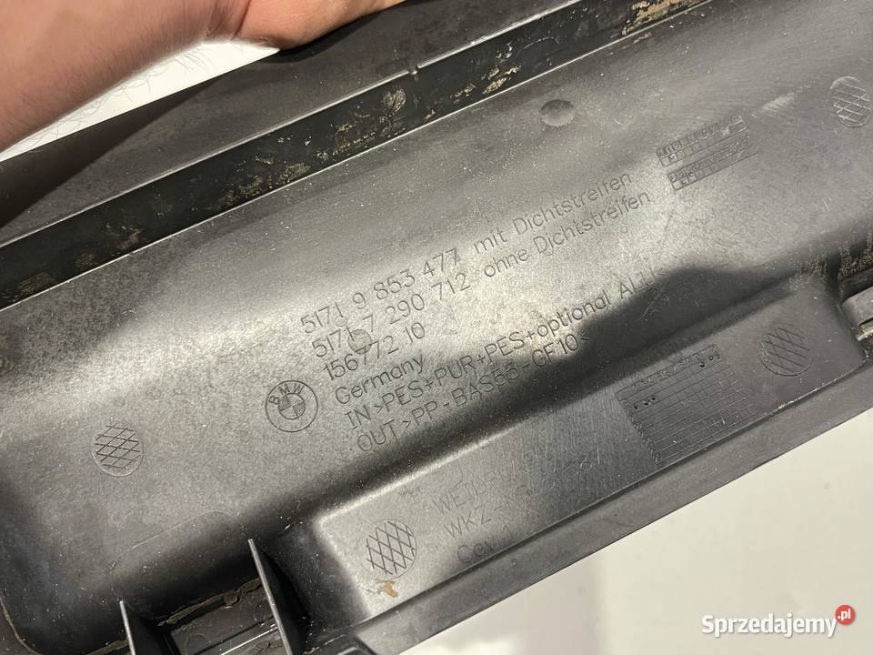 BMW F40 OSŁONA ŚCIANY GRODZIOWEJ WYGŁUSZENIE